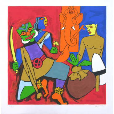 M F Husain